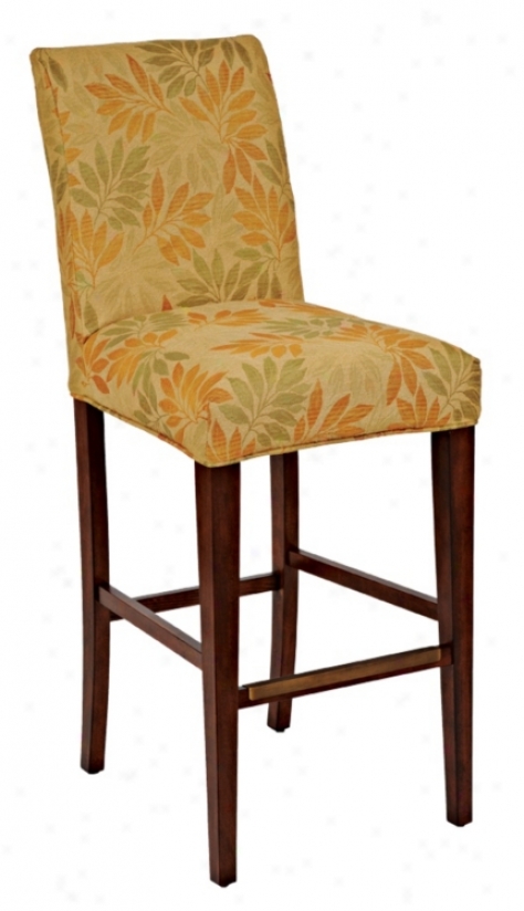 Jungle Slipcovered Straight Leg 32 1/2" Higy Barstool (46322-44836)