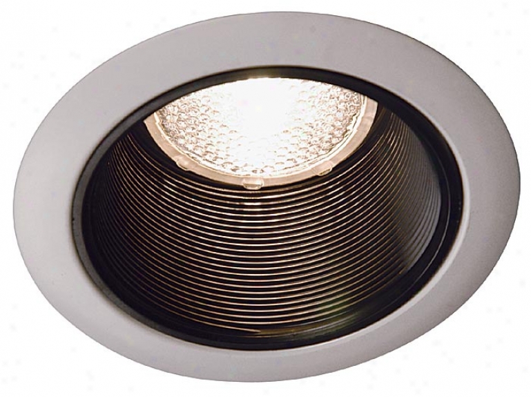 Juno 4" Murky Baffle White Trim Recessed Light (02579)