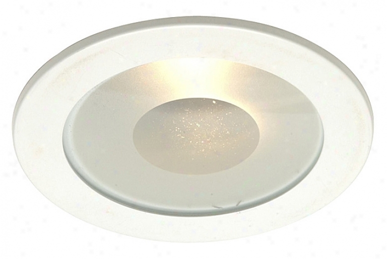 Juno 4" Lihe Voltge Frodted Lens Shower Recessed Light Trim (19460)