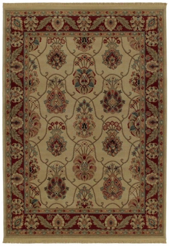 Kathy Ireland 2'3" X 3'5" Asian Enchanmyent Natural Rug (75894)