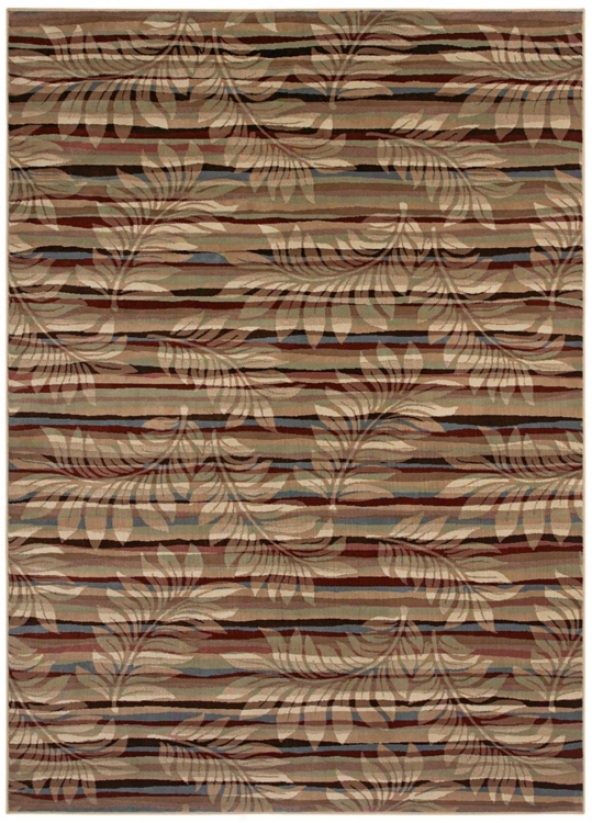 Kathy Ireland Bali Kai Retreat Brown 1'11"x7'7" Runner (j7351)