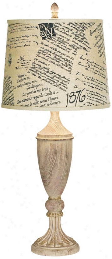 Kathy Ireland Grand French Literature Table Lamp (r5973)