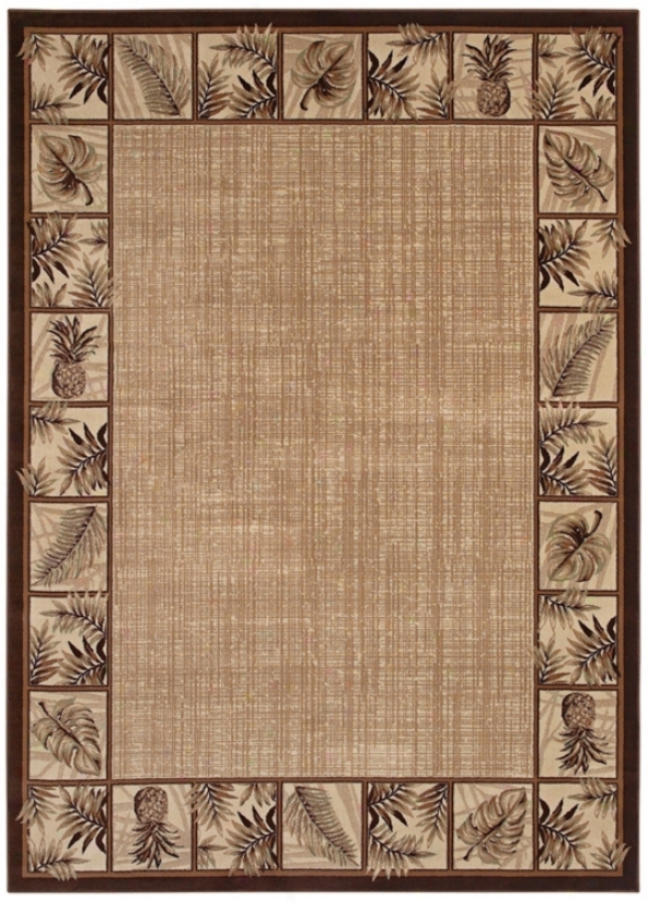 Kathy Irelane Hawaii Ranch Beige 1'11"x3'2" Area Rug (j7369)