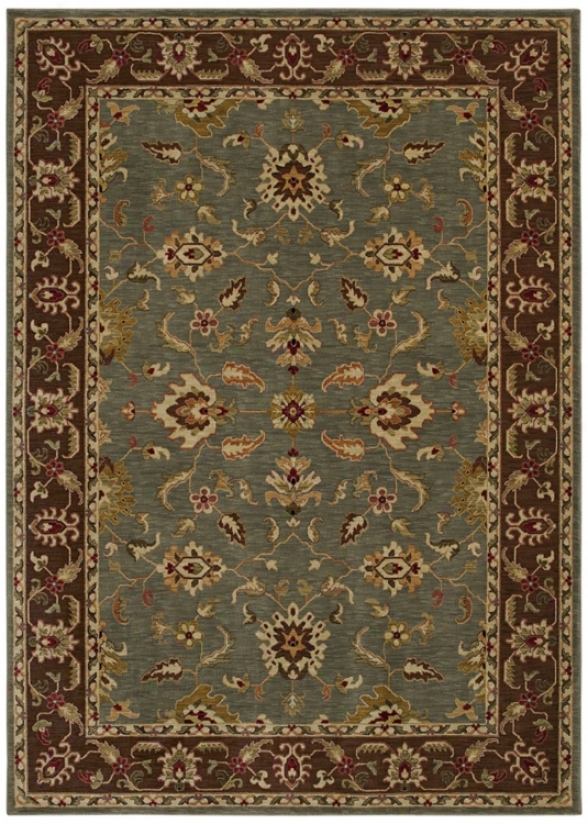 Kathy Ireland Palace Retreat Blue 7'9" X 10'10" Rug (p2081)