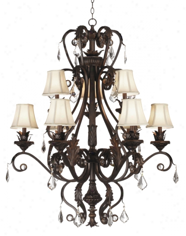 Kathy Ireland Ramas De Luces Nine Light Chandelier (07155)