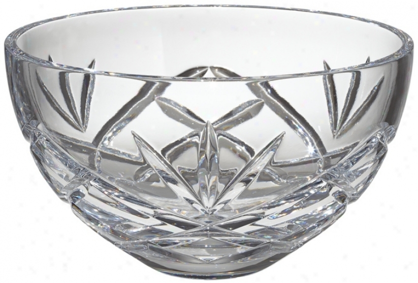 Kathy Irelsnd Royal Wailea 10" Etched Crystal Bowl (v5217)