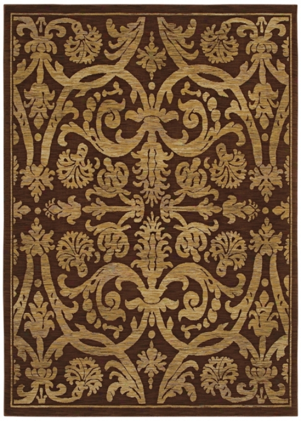 Kathy Ireland Via Verde Brow n7'9" X 10'10" Area Rug (p3541)