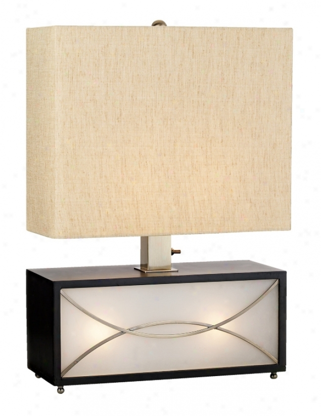 Kathy Ireland West Result Ave Night Light Table Lamp (h1607)