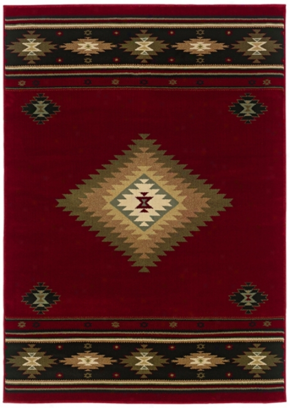 Kayenta Red 3' 10"x5' 5" Area Rug (j1531)