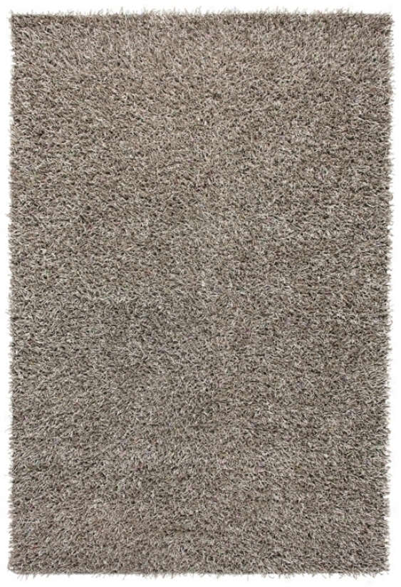 Kempton oCllection Silver 5'x7' Shag Area Rug (v7864)