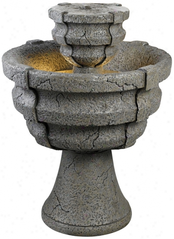 Kenroy Home Lucca Stone Finish Water Fountain (j2308)