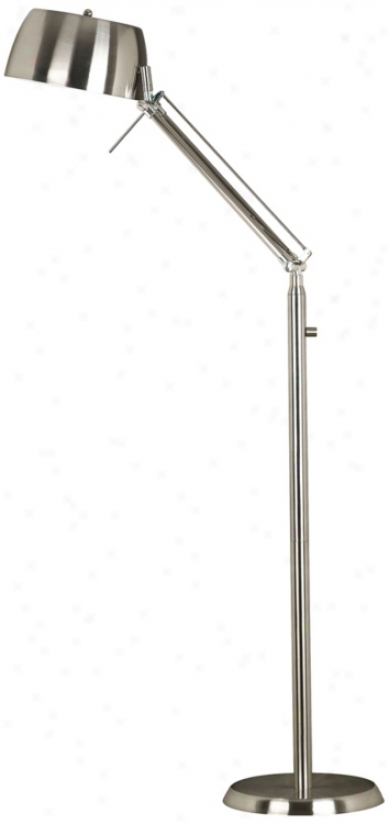 Kenroy Home Radial Brushed Steel Floor Lamp (r8015)