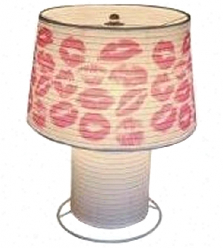 Kiss Paper Lantern Desk Lamp (p6347)