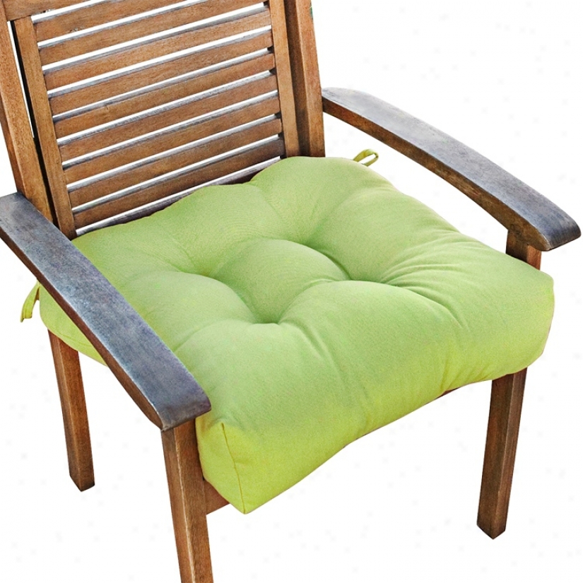 Kiwi 20" Square Green Outdoor Chair Cushion (w6240)