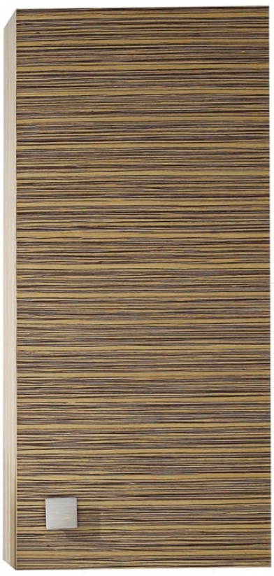 Knox Zebra Wood 39" High Wall Closet (u0420)