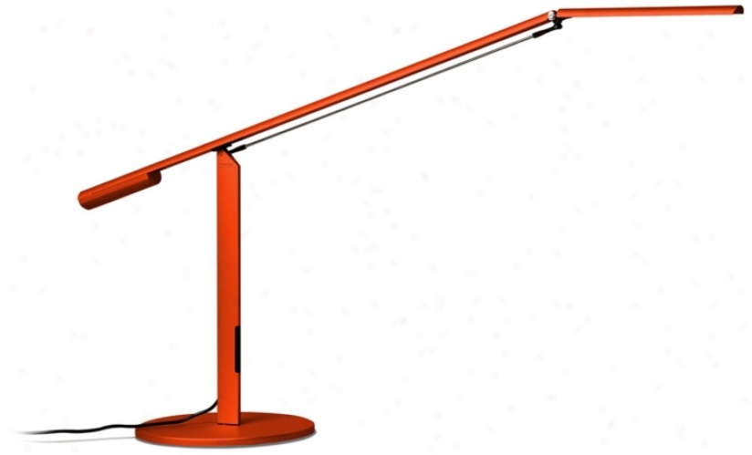 Koncept Gen 3 Equo Warm Light Led Orange Desk Lamp (r5789)