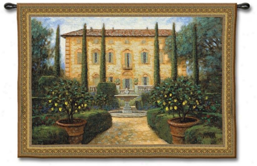 La Villa 53" Wide Wall Tapestry (j8695)