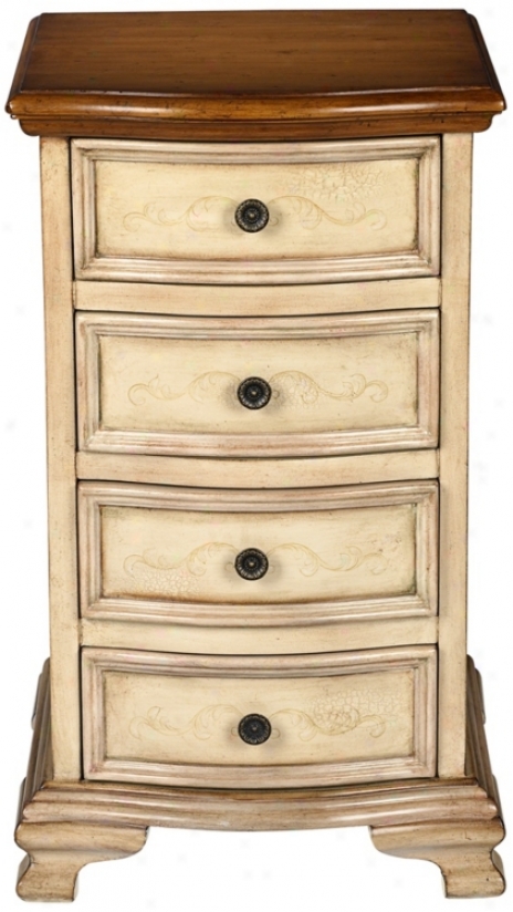 Lancy Two-tone Wood Chest Of Drawers (u2799)