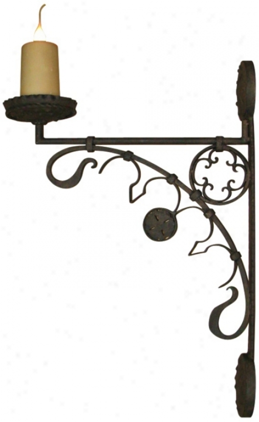 Laura Lee Medieval 29" High Wall Sconce (t3572)