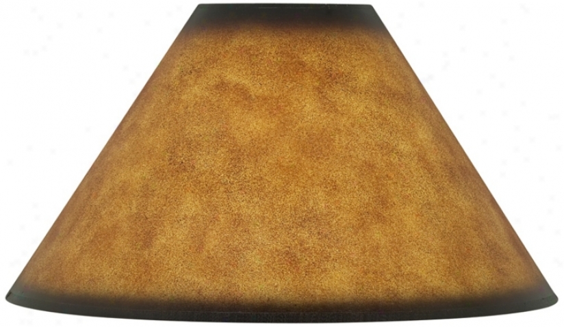 Leatherette Empire Shade 6x19x12 (spider) (25209)