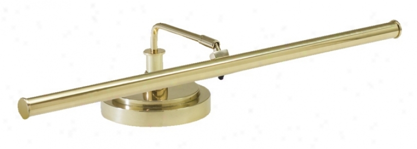 Led 4" High Piano Lamp In Pllished Brass Finish (g2175)