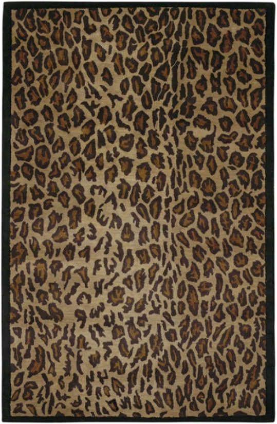 Leopard 9'x13' New Zealand Wool Area Rug (10961)