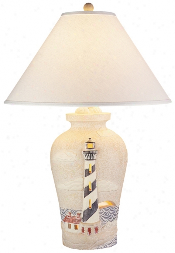 Lighthouse With Darkness Light Table Lamp (58668)