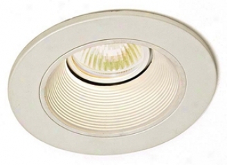 Lightolier 3-1/2" Adjustable White Baffle Recessed Trim (47472)