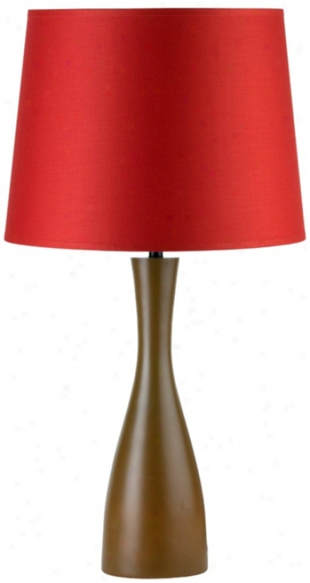 Lights Up! Polish Chintz Shade Olive Oscar Stand  Lamp (t4003)