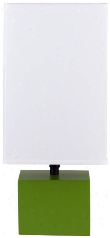 Lights Up! Grass Devo Square Table Lamp (t4462)