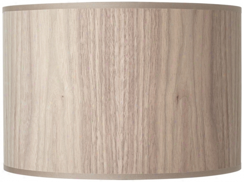 Lights Up! Walnut Wood Veneer Laml Shade 14x1410 (spider) (u6009)