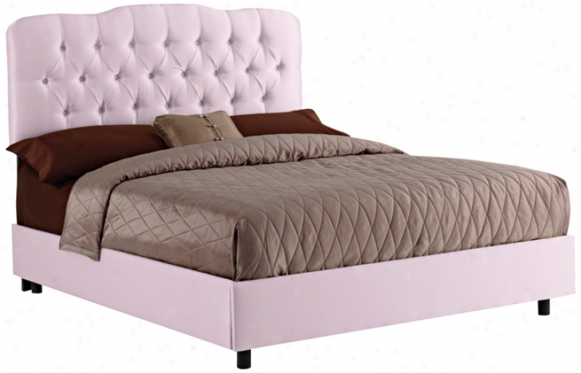 Lilac Shantunng Tufted Bed (full) (n6271)