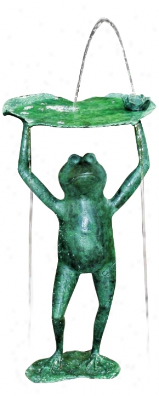 Lily Pad Lifter Frog Fountain (35004)