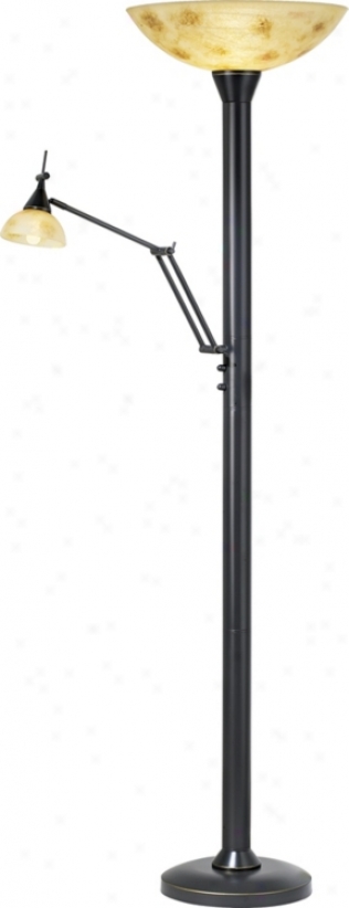 Lite Source Architect's Torchiere Floor Lamp (05014)