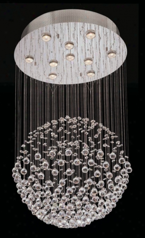 Lite Source Cristallo Crystal 10-light Halogen Pendant (g6420)