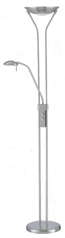 Lite Source Duality Torchiere Lamp With Party Arm (26899)