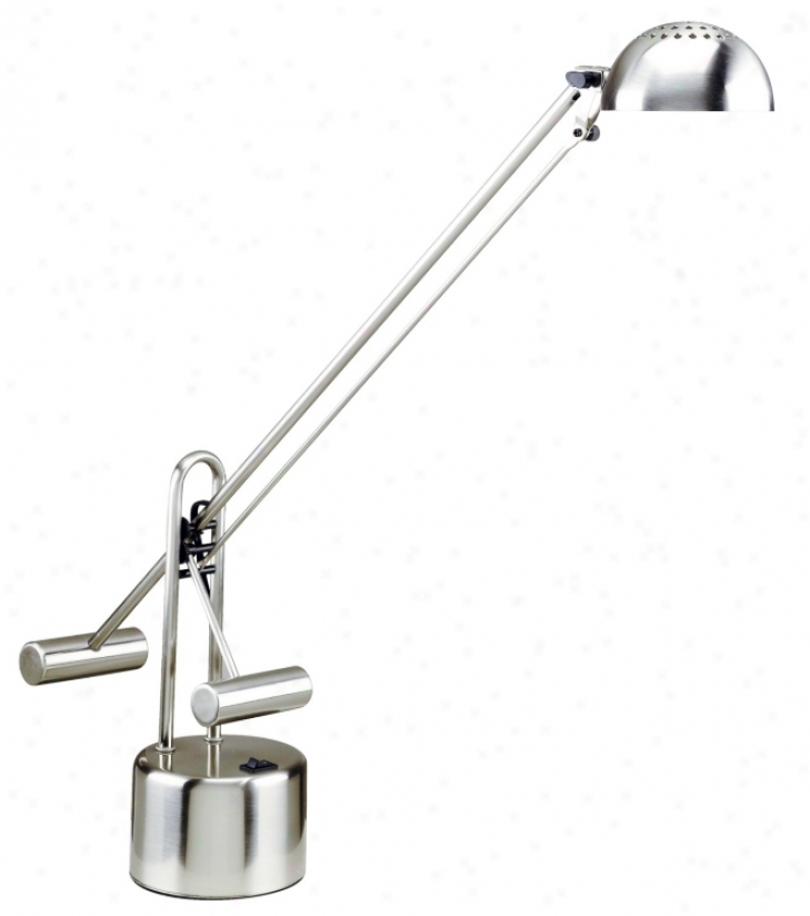 Lite Source Halogen Counter-balance Arm Desk Lamp (09523)
