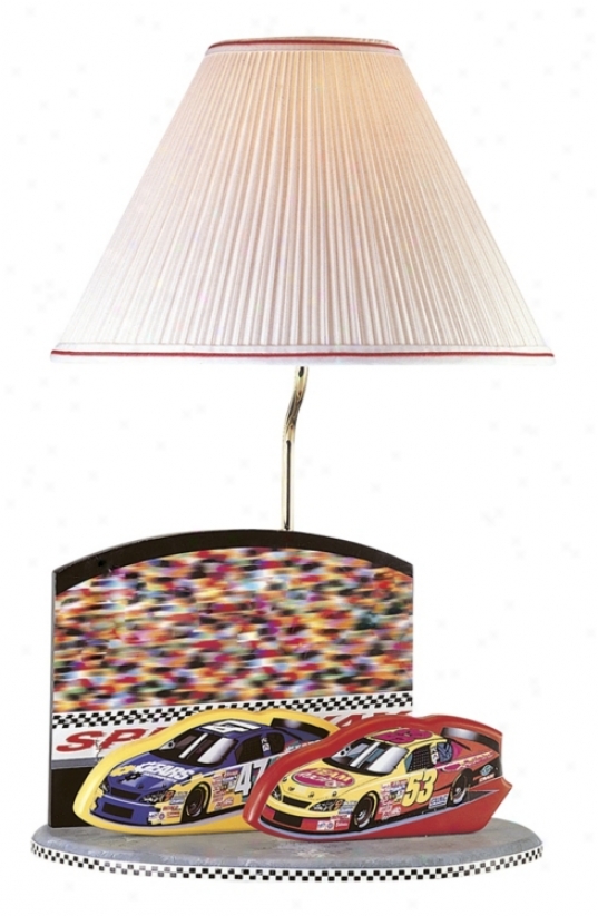 Flower Source Nascar Speedway Logo Table Lamp (80265)