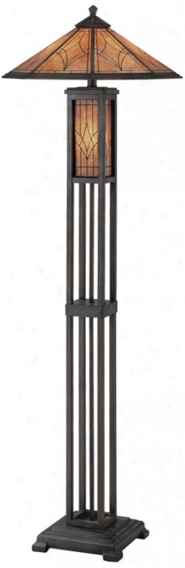 Lite Source Odessa Dark Bronze Night Ligght Floor Lamp (v1241)