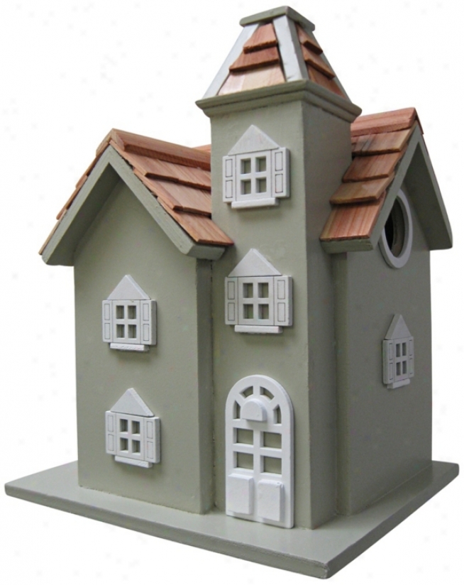 Liftle Manor Green Birdhouse (t3219)