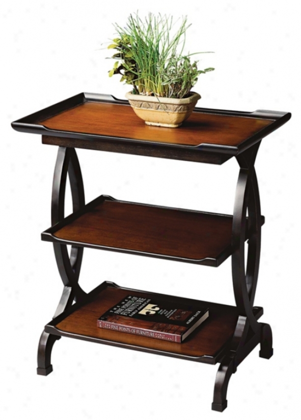 Loft Collection Twot-one 3-shelf Sidr Table (m4024)