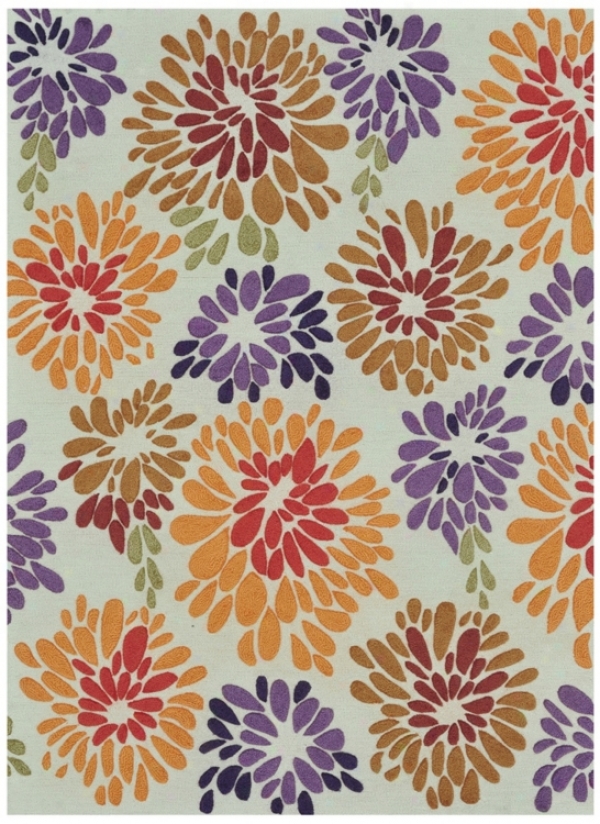 Loloi Aurora Aa-02 Multi-floral 7'9"x9'9" Rug (v8926)