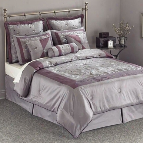 Lovely Lavender 11-piece Queen Bed Set (h6138)