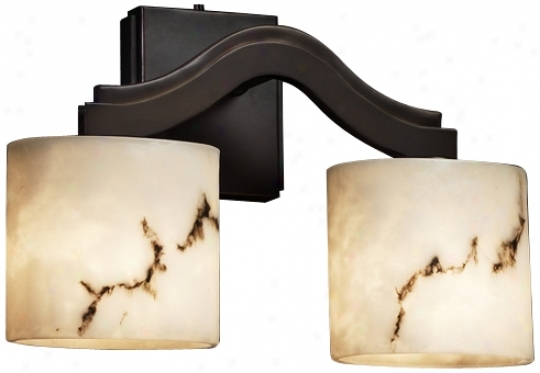 Lumenaria Collection Bend 10 3/4" Acute 2-light Wall Sconce (f6986)