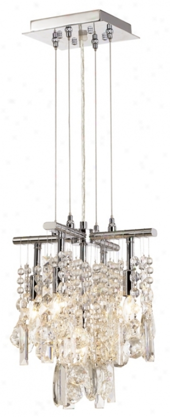 Luminous 11" Wide Crystal Chandelier (26970)