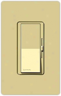 Lutron Diva 600 Watt Single Pole Magentic Ivory Dimmer (04570)