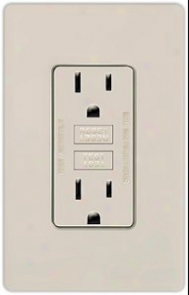 Lutron Diva Sc 15a 125v Gfci Receptacle (60843)