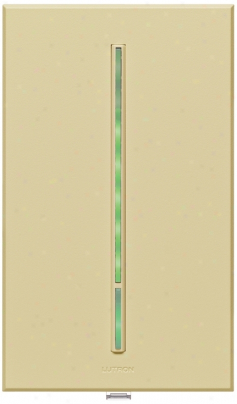 Lutron Vierti Green Led Almond Companion Control (710655)