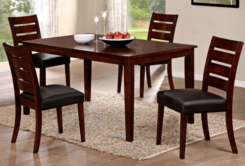 Lyndon Lane 5-piece Ladder Back Dining Chair And Table Set (w1203)