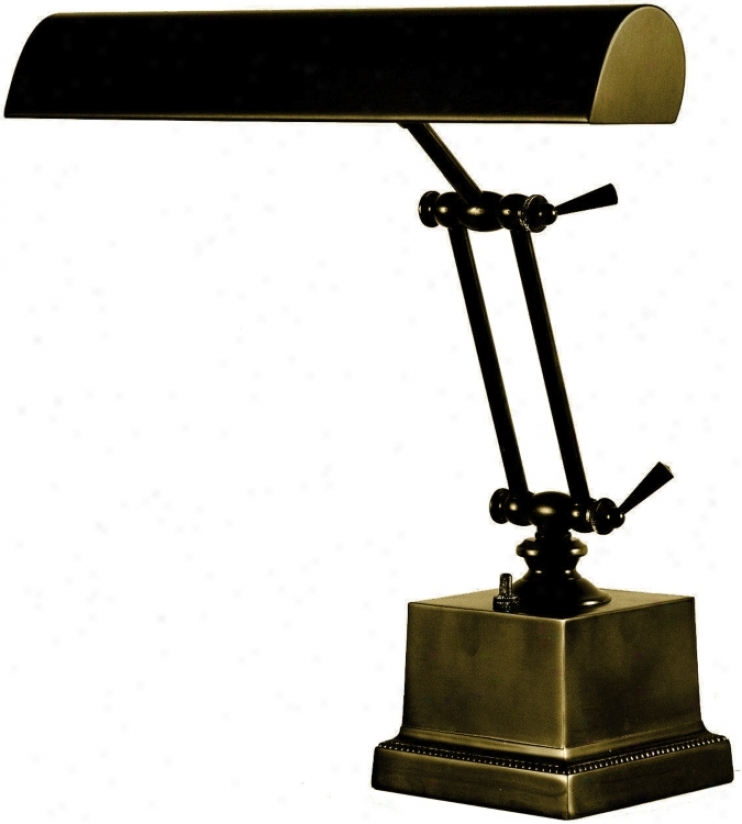 Mahogany Bronze Finish Piano Desk Lamp (40010)